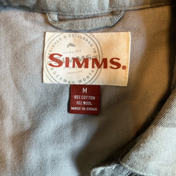 Simms cotton wool flannel. Vintage. - Picture 2 of 2